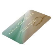 Herz im sandischen "Save the Date" Magnet (Linke Seite)