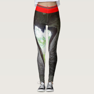 Herz in Baumlegging Leggings