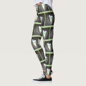 Herz in Baummuster-Legging Leggings (Links)