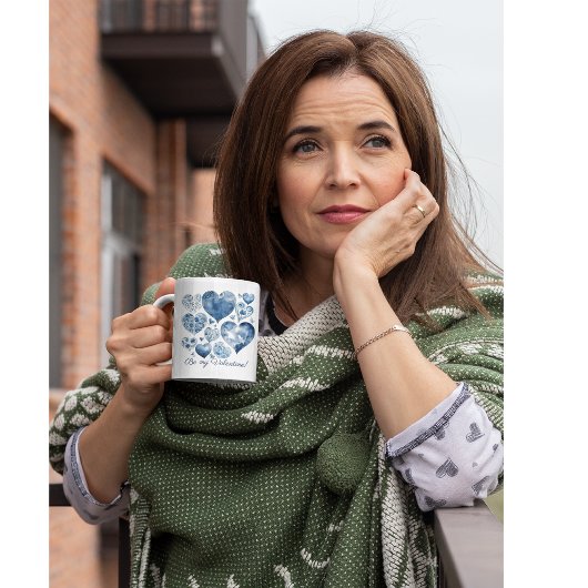 Herz in Delft Blue, Valentin Kaffeetasse