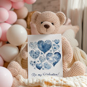 Herz in Delft Blue, Valentin Postkarte