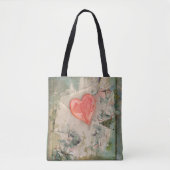 Herz in den Blume Kreuzkörperbeutel Tasche (Vorderseite)