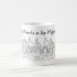 Herz in den Highlands, Liebe Schottland Kaffeetasse