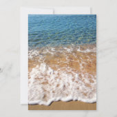 Herz in der sandischen Sommernächte Einladung (Rückseite)