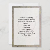 Herz in einem Baum gehauen Einladung (Rückseite)