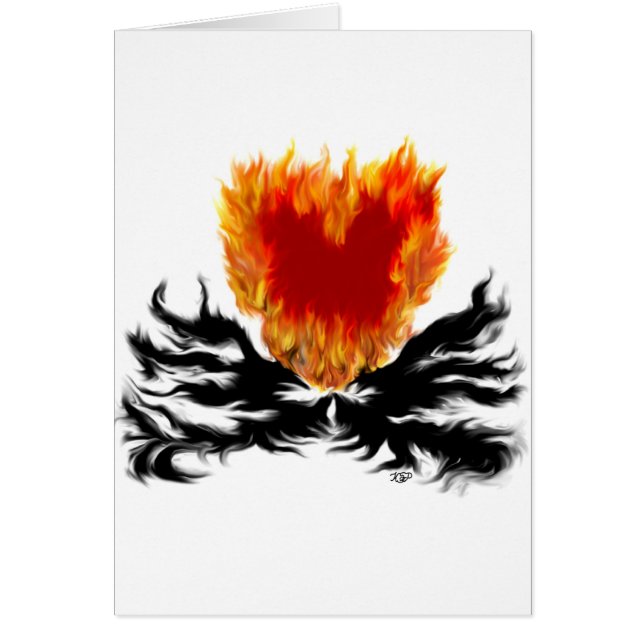 Herz in Flammen (Vorne)