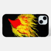 Herz in Flammen Case-Mate iPhone Hülle (Rückseite (Horizontal))