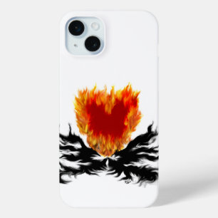 Herz in Flammen Case-Mate iPhone Hülle