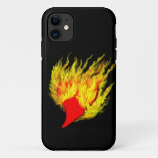Herz in Flammen Case-Mate iPhone Hülle