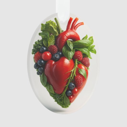 Herz in Gesundheit Ornament (Vorderseite)