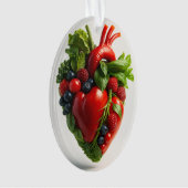 Herz in Gesundheit Ornament (Vorderseite)