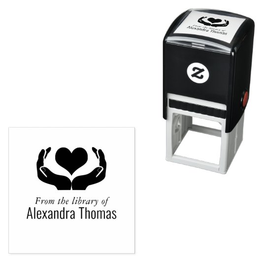 Herz in Handbüchern Permastempel (Beispiel)