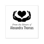 Herz in Handbüchern Permastempel (Design)