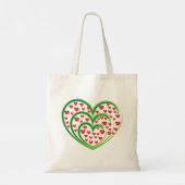 Herz in Herz Tote Tasche (Rückseite)