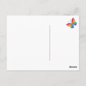Herz in Stolzfarben Postkarte (Rückseite)