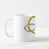 Herz Infinity Gold Silver Kaffeetasse (Links)