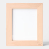 Herz Initialen Minimalistisch Geätzte Rahmen (Vorderseite)