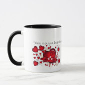 Herz-Inspirational Tasse (Links)