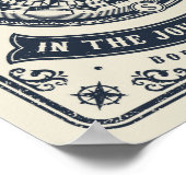 Herz ist der Kompass Poster (Ecke)