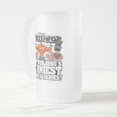 HERZ IST ZUM KOTZEN MATTGLAS BIERGLAS (Vorderseite Links)