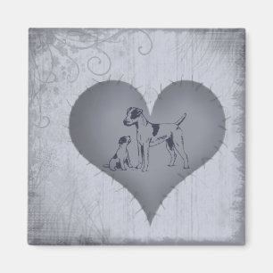 Herz-Jack Russel Magnet