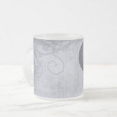 Herz-Jack Russel Mattglastasse (Vorderseite Links)