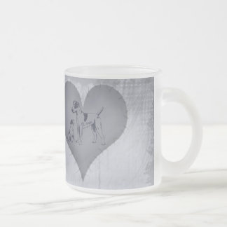 Herz-Jack Russel Mattglastasse