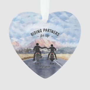 herz Janestore Personalisiert Ridding Partner for Ornament