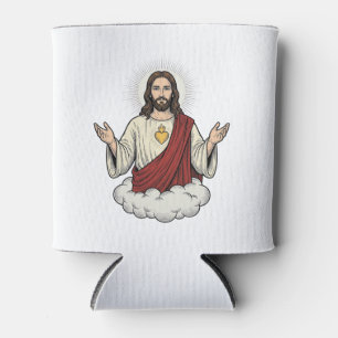 Herz-Jesu-Andachtsmotiv Vintage-Stich-Design_1 Dosenkühler