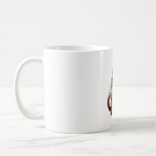 Herz-Jesu-Vintage-Stich-Vektor Kunst_1 Kaffeetasse