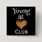 Herz-Jugend-Club-Button Button (Vorderseite)