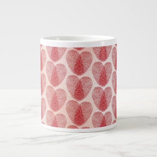 Herz Jumbo-Tasse (Vorderseite)