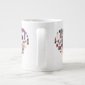 Herz Jumbo-Tasse (Rückseite)