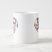 Herz Jumbo-Tasse (Vorderseite)