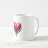 Herz-Kaffee-Tasse Kaffeetasse (VorderseiteRechts)
