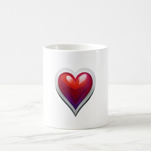 Herz-Kaffee-Tasse Kaffeetasse (Mittel)