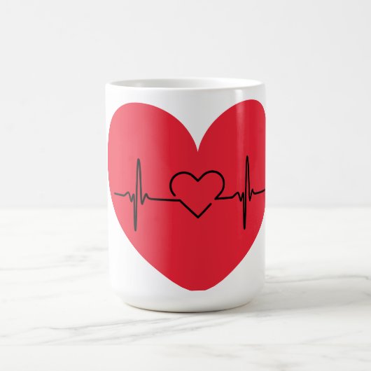 Herz Kaffeetasse (Mittel)