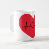 Herz Kaffeetasse (Vorderseite Links)