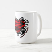Herz Kaffeetasse (VorderseiteRechts)