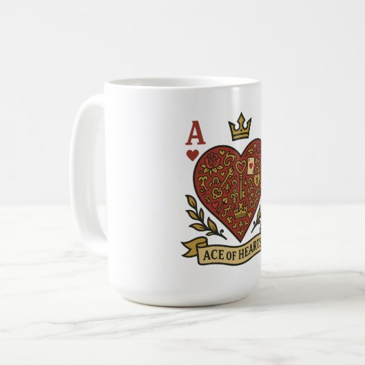 Herz Kaffeetasse (Vorderseite Links)