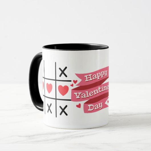 Herz, Kaffeetasse, Valentinsgeschenk Tasse (Vorderseite Links)