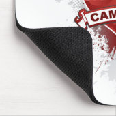 Herz Kambodscha Mousepad (Ecke)