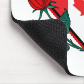 Herz Kanada Mousepad (Ecke)