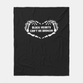 Herz kann nicht klassisch fleecedecke (Vorderseite)