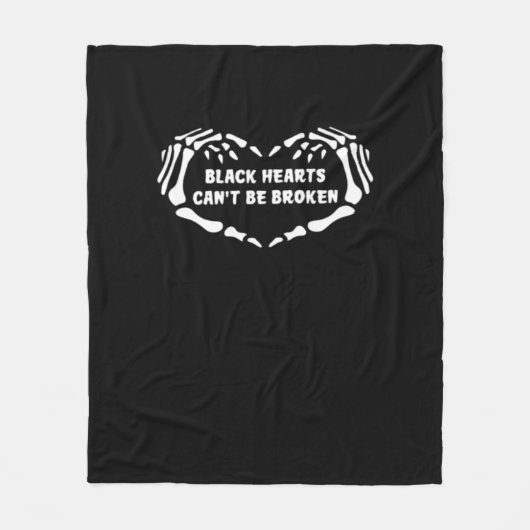 Herz kann nicht klassisch fleecedecke (Vorderseite)