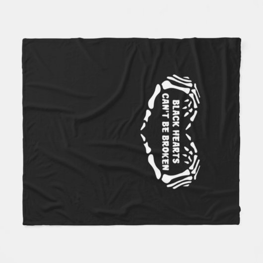 Herz kann nicht klassisch fleecedecke (Vorderseite (Horizontal))