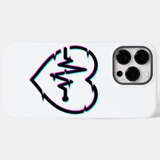 Herz-Karo iPhone / iPad Gehäuse Case-Mate iPhone Hülle (Rückseite (Horizontal))