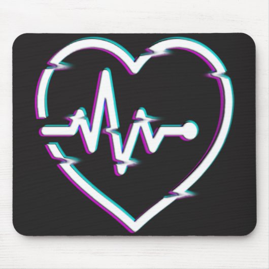 Herz Karo Mousepad (Vorne)