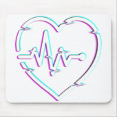 Herz Karo Mousepad (Vorne)