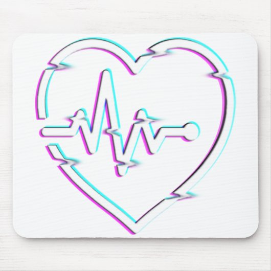 Herz Karo Mousepad (Vorne)